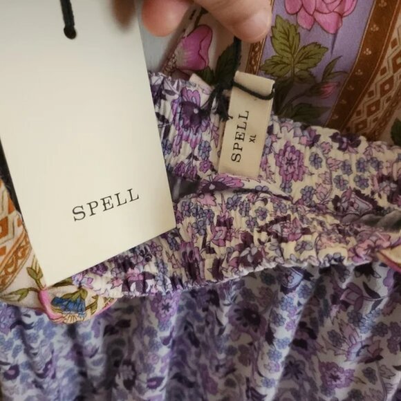 Spell Gypsy Collective Sienna Halter Maxi Dress Backless Sundress Summer Lilac - Picture 13 of 13